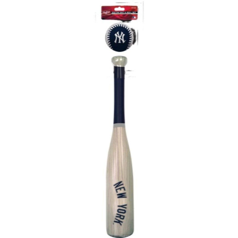MLB New York Yankees Grandslam Bat and Ball, Blue